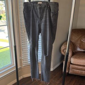 Madewell Charcoal Denim Jeans